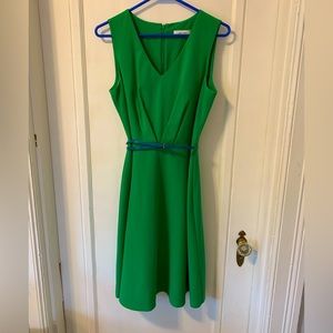 Calvin Klein belted dress